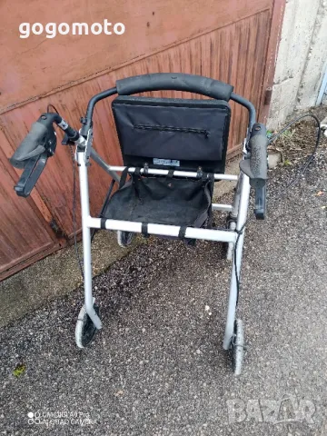 Ролатор, проходилка, олекотен, сгъваем + седалка+ колан , снимка 9 - Ролатори - 49698695