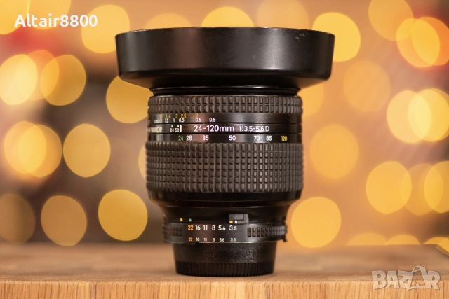 Nikon AF 24-120mm f/3.5-5.6D Nikkor обектив Никон, снимка 3 - Обективи и филтри - 53014299