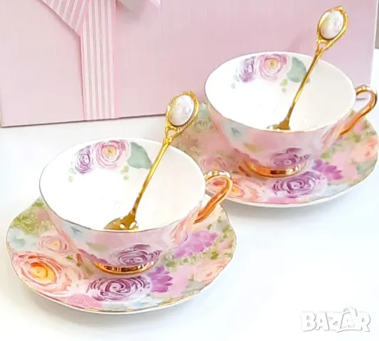 Чаши за кафе костен порцелан - комплекти, снимка 16 - Подаръци за юбилей - 26031003