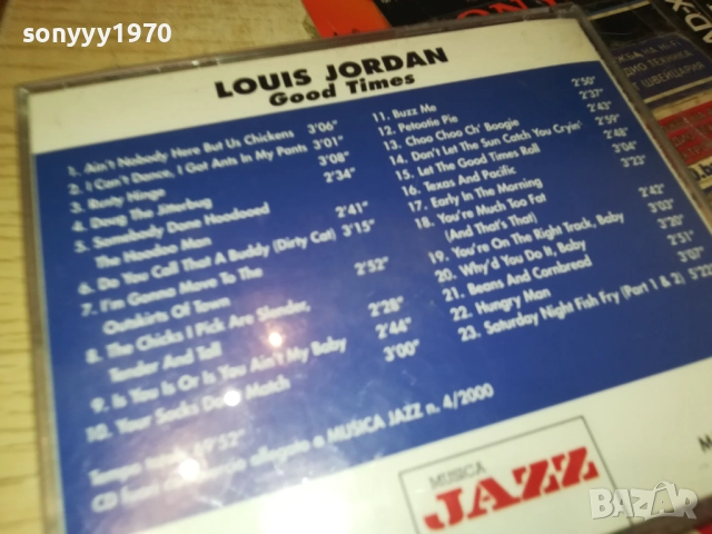 LOUIS JORDAN JAZZ CD 2108251612, снимка 12 - CD дискове - 51443470