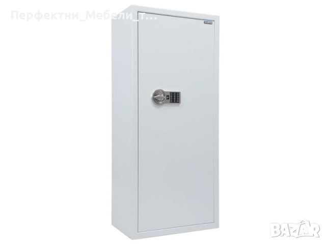 Висок клас защитена каса за 6 броя оръжие с ел.заклюване на склад-стомана с дебелина 2,8 мм.