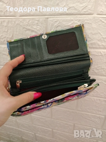 Дамско портмоне Enzo Nori , снимка 10 - Портфейли, портмонета - 51465359