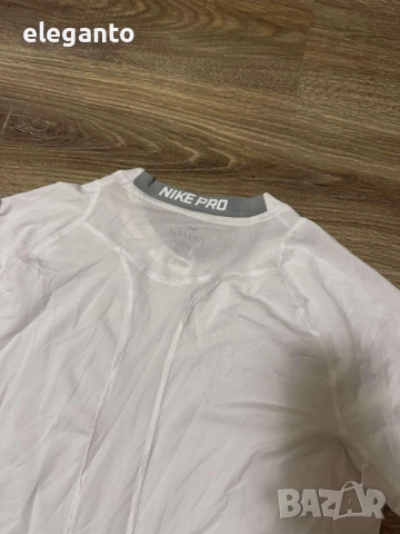 Мъжка блуза с дълъг ръкав Nike  Pro Fitted Long Sleeve Training Shirt , L размер , снимка 9 - Тениски - 52078807