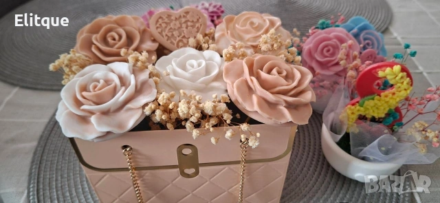 Красив и ароматен подарък,който няма да увехне , снимка 3 - Декорация за дома - 53562446