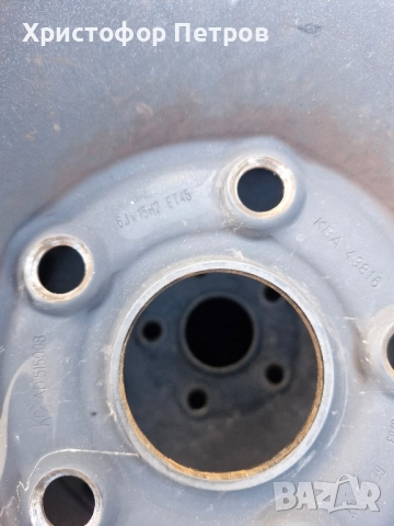 железни джанти 5х112 с гуми , снимка 2 - Гуми и джанти - 52251472