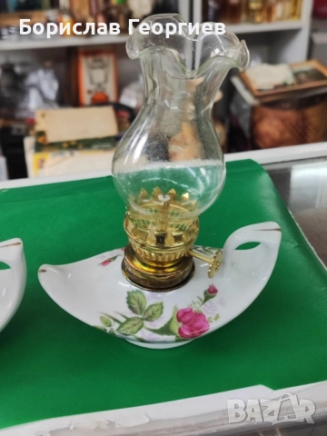 Малки порцеланови лампи, снимка 4 - Антикварни и старинни предмети - 51983603