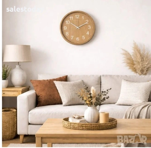 Стенен часовник, Декоративен, Дървесен