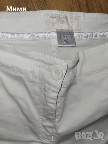 Бял къс панталон Lucy, снимка 4 - Къси панталони и бермуди - 51159602