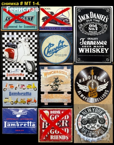 Метални и Емайлирани Табели #1, снимка 4 - Колекции - 53511585