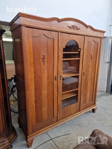 Античен Масивен Гардероб-внос от Германия!, снимка 2 - Гардероби - 51777925