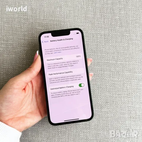 КАТО НОВ❗️iPhone 13 mini Лизинг от 36лв/м ❗️ Alpine Green ❗️ 128гб ❗️100% 🔋, снимка 2 - Apple iPhone - 46832561