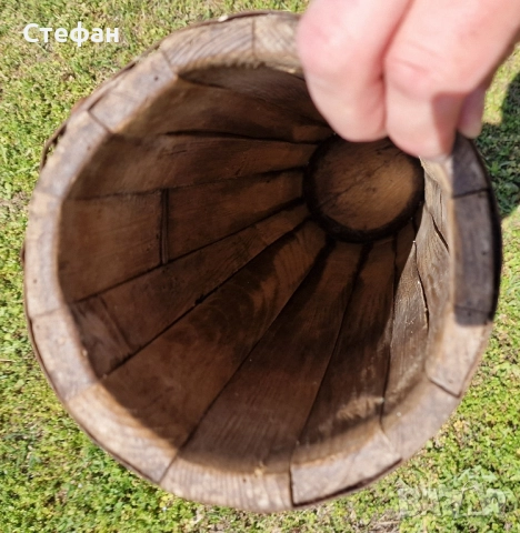 Стара бурилка/борило/борилка за биене на масло, снимка 5 - Декорация за дома - 51600751