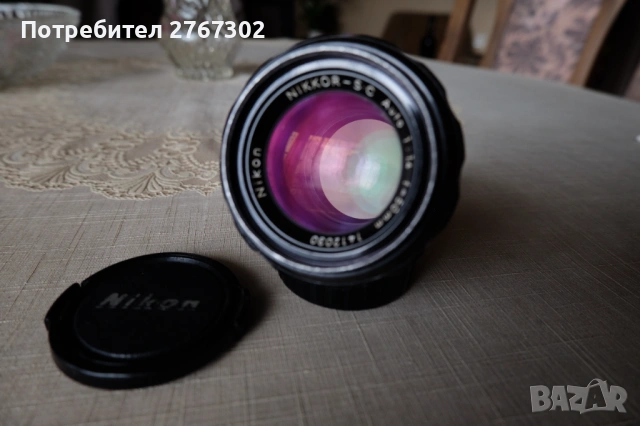 Nikon NIKKOR S-C pre-Ai 50mm f1.4, снимка 2 - Обективи и филтри - 53595457