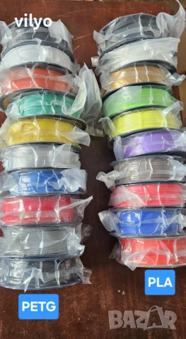 филамент за 3д принтер filament petg pla abs cnc