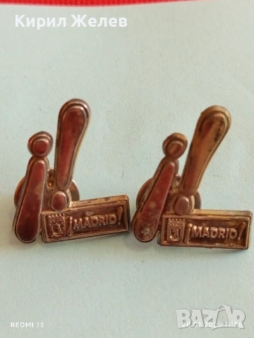 Метален сувенирен знак посветен на град МАДРИД ИСПАНИЯ за КОЛЕКЦИЯ 52091