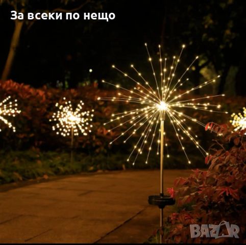 Водоустойчиви LED лампички със соларна батерия, снимка 3 - Соларни лампи - 46746462