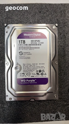 1TB HDD WD Purple 24/7 (S-ATAIII,5400rpm,64MB,3.5")