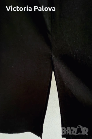 Черна пола  COCOROTA лен и памук Испания, снимка 7 - Поли - 53633157