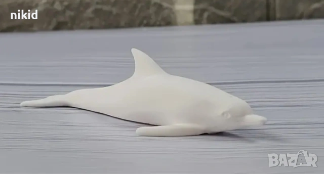 3D Делфин риба силиконов молд форма фондан гипс шоколад свещ декор, снимка 3 - Форми - 53804538
