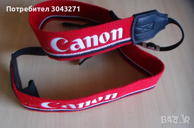 Ремък for CANON - Червен , снимка 1 - Чанти, стативи, аксесоари - 45668569