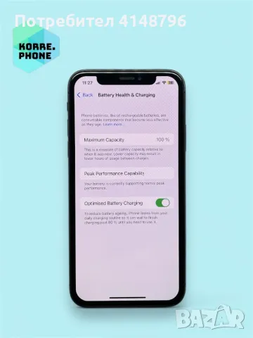 iPhone X 64gb Space grey 100%, снимка 4 - Apple iPhone - 48489632