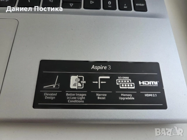 Лаптоп Acer Aspire 3 A315-59-37WG 15,6", снимка 4 - Лаптопи за работа - 52210125