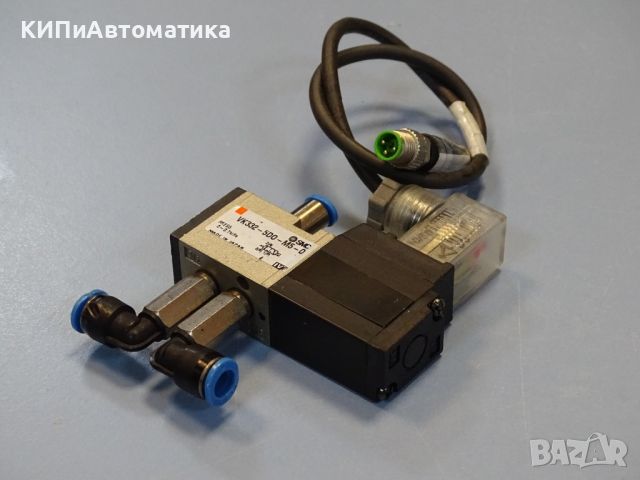 пневматичен разпределител SMC VK 332-500-M5-0 solenoid valve 24VDC, снимка 3 - Резервни части за машини - 46584838