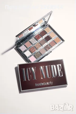 Huda Beauty Icy Nude Eyeshadow Palette палитра, снимка 2 - Декоративна козметика - 48424037