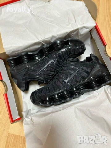 Nike Shox TL Black Унисекс Черни Спортни Маратонки 36-46 Номер с Кутия Найк  , снимка 3 - Маратонки - 53064057