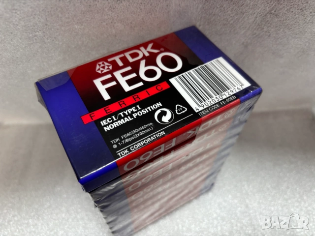 Нови! Запечатани! Аудио касети TDK FE60 FERRIC IEC I / TYPE I NORMAL POSITION, снимка 2 - Аудио касети - 53811500