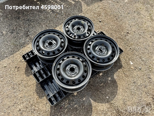 4бр.Оригинални джанти 16цола 5x108 за Renault Kangoo(2013-2022), снимка 2 - Гуми и джанти - 53874795