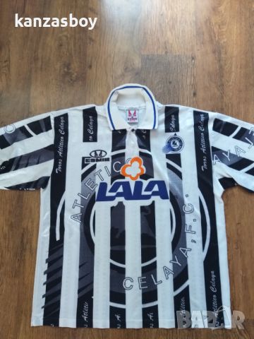 Club Celaya Away football shirt 1998 - 1999. Sponsored by Lala - ретро футболна тениска 2ХЛ, снимка 4 - Тениски - 46813845