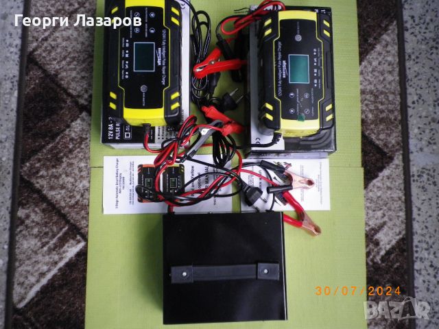 ЦИФРОВО SMART ЗАРЯДНО ЗА АКУМУЛАТОРИ 12V/8A;24V/4A, снимка 1 - Аксесоари и консумативи - 46740186