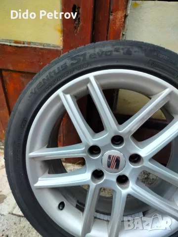 Продавам 4 бр джанти 17" с гуми HANKOOK , снимка 4 - Гуми и джанти - 47164528