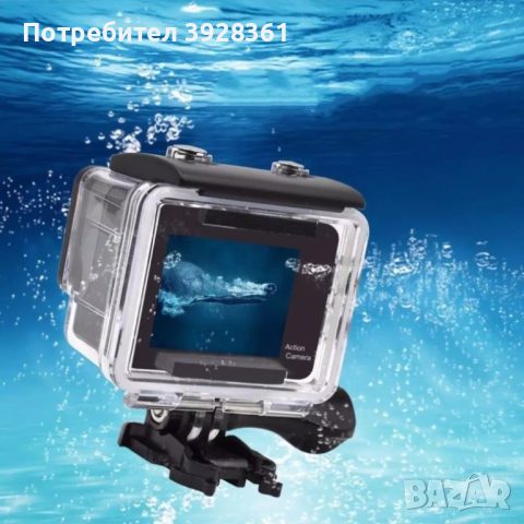 Водоустойчива спортна екшън камера 4K Ultra HD, снимка 5 - Фотоапарати - 45003953