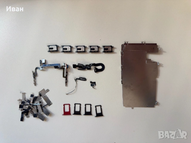 Части за iPhone 7 – камери, бутони, говорители, корпус, снимка 3 - Резервни части за телефони - 53828422