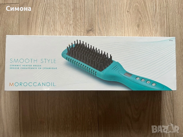 Професионална електрическа четка за коса Moroccanoil, снимка 2 - Преси за коса - 52877078