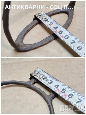Комплект Стари Ковани Стремена За Езда, Комплект Стари Ковани Шпори За Езда. / НОМЕР 1687., снимка 6 - Антикварни и старинни предмети - 53789157