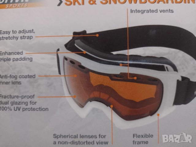 Скиорски очила - маска за ски, снимка 2 - Зимни спортове - 53212259