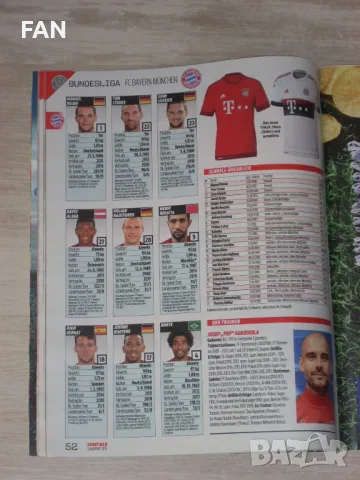  ⚽️ 🏆 Списание Шпорт Билд /SPORT BILD BUNDESLIGA/ специално издание за Бундеслигата сезон 2015/16, снимка 6 - Списания и комикси - 47010631