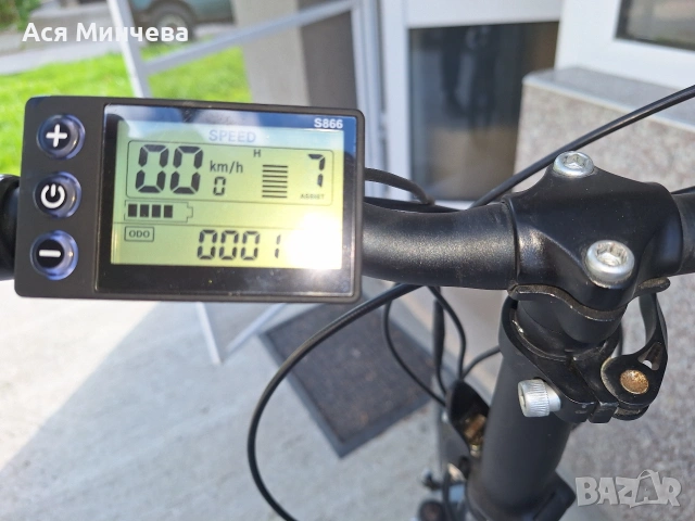 Електрически сгъваем велосипед, снимка 2 - Велосипеди - 54296322