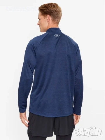 €51,13 Under Armour 1/4 Zip блуза – XL – Loose – синя – без забележки, снимка 9 - Блузи - 53001761