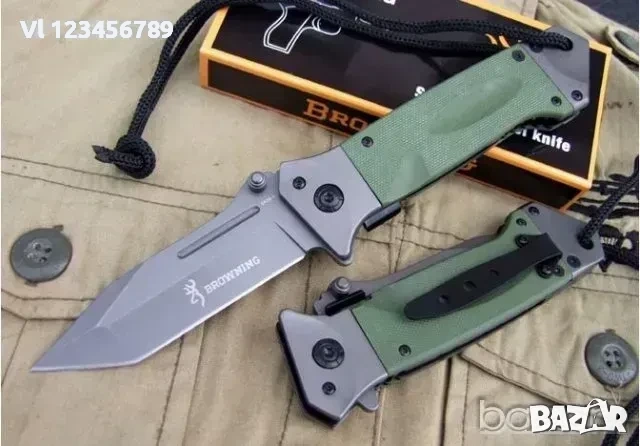 Сгъваем нож Browning Е73 95 х 222/Танто блейд