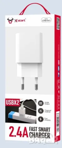 Двойно USB Smart бързо зарядно устройство, снимка 2 - Селфи стикове, аксесоари - 47364265