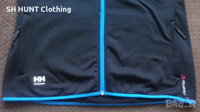 HELLY HANSEN POLARTEC Work Fleece Jacket размер L / XL работна горница W4-513, снимка 4 - Суичъри - 52092292