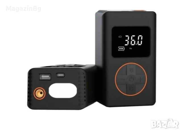 Многофункционален електрически компресор с дигитален дисплей, помпа , снимка 2 - Компресори - 51266951