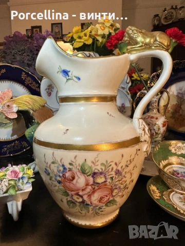 C. Tielsch and Company (C.T.) cobalt mark, Waldenburg – Altwasser, Germany (Poland). 1870 – 1900. 