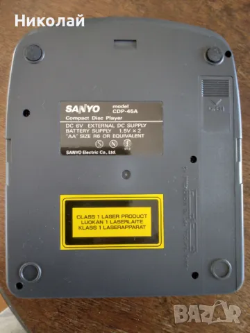 Compact disc player Sanyo., снимка 5 - Аудиосистеми - 47654452