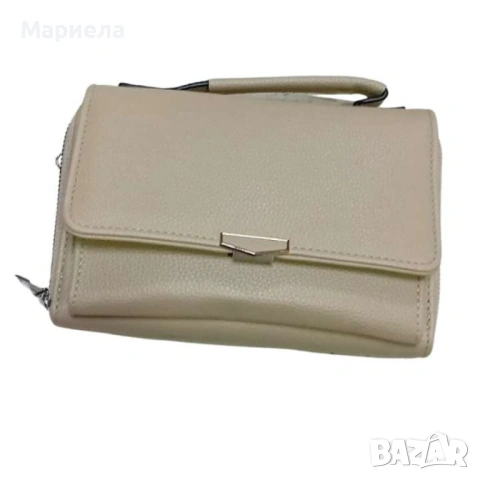 Стилна и компактна к. дамска чанта за през рамо с дълга дръжка., снимка 7 - Чанти - 53047841