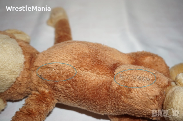 Vintage 50 Годишна Плюшена Маймуна R.Dakin Co 1975 San Francisco Product Of Korea 28см, снимка 14 - Колекции - 52178932